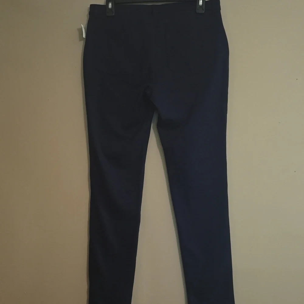 New Gap Kids 16 Plus‎ XL Navy Stretch Crop Ankle Pants